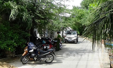 Hiện trường xảy ra vụ việc. (Ảnh: báo Công an TPHCM)