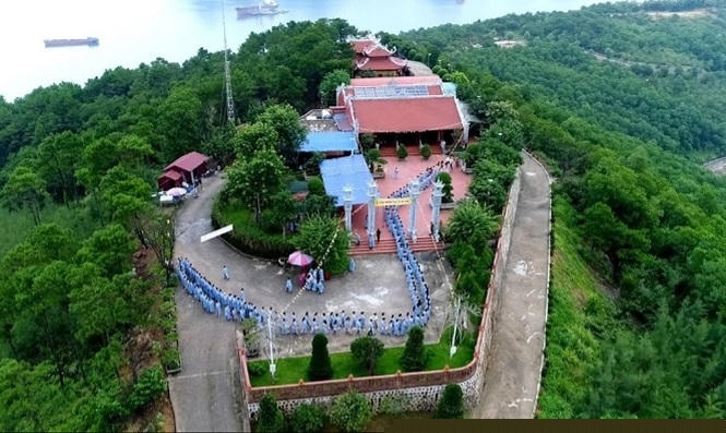 Ông Tô Văn Chương xây “Chùa” Duyên Phúc trên đảo Thẻ Vàng.