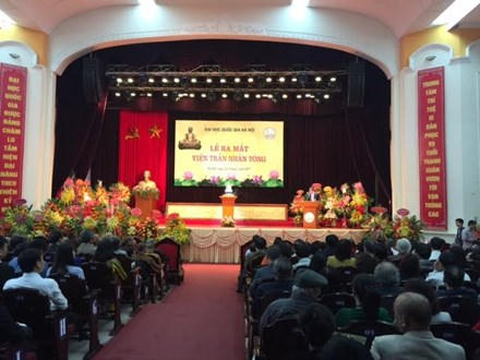 Lễ ra mắt Viện Trần Nhân Tông.