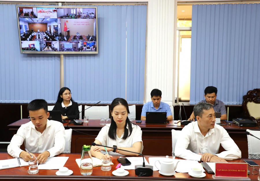 Đại biểu tham dự buổi làm việc