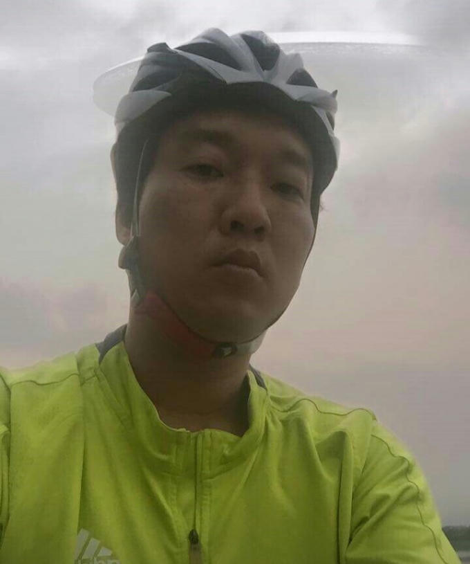 Đám mây giống như hình đĩa bay được ghi nhận trước chùa Thiên Mụ (Huế). - Ảnh do anh Trung cung cấp.