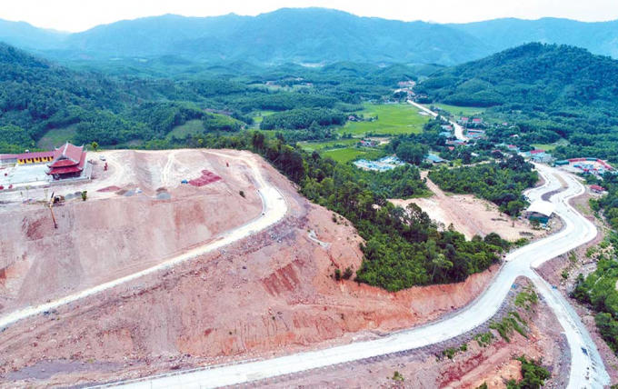 Hạ tầng giao thông cơ bản đã hoàn thiện xong. (Nguồn báo Bắc Giang)