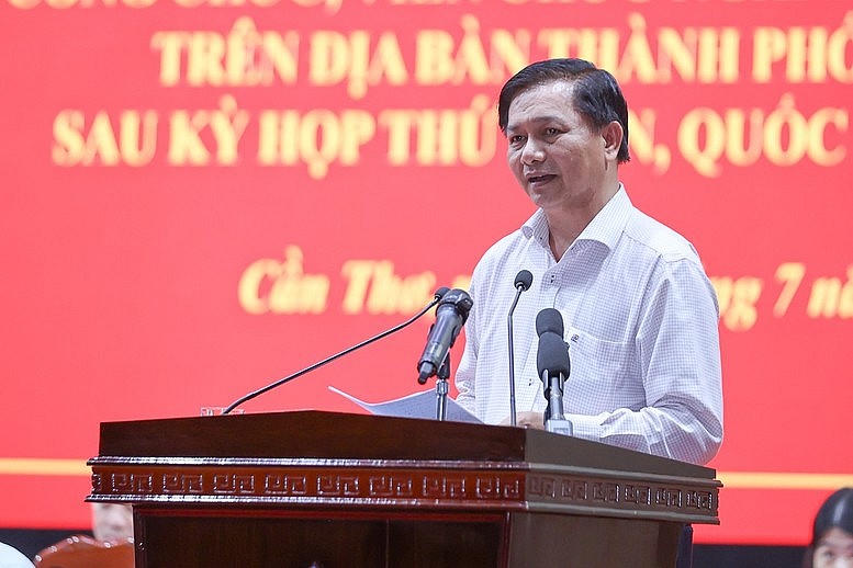 Chủ tịch UBND TP Cần Thơ Trần Văn Lâu.