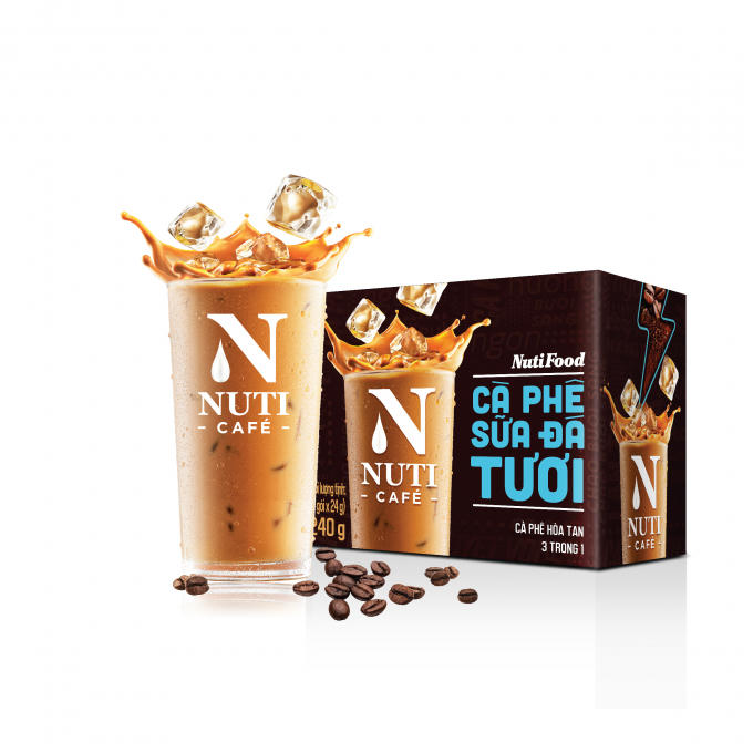 Nuticafé - Cà phê sữa đá tươi chính thức có mặt trên thị trường.