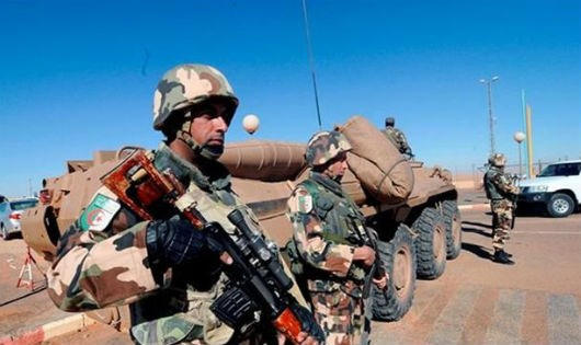 Binh sỹ Algeria tham gia chống khủng bố..
