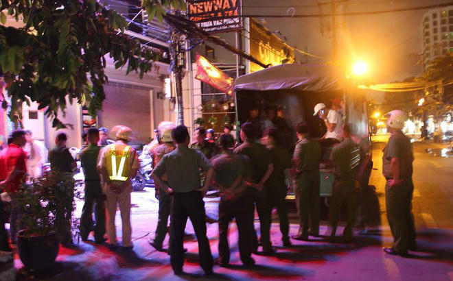 Trong số hàng chục người bị đưa về kiểm tra thì có 20 người dương tính với chất ma túy.