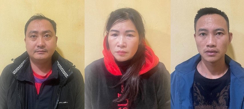 Các đối tượng bị khởi tố