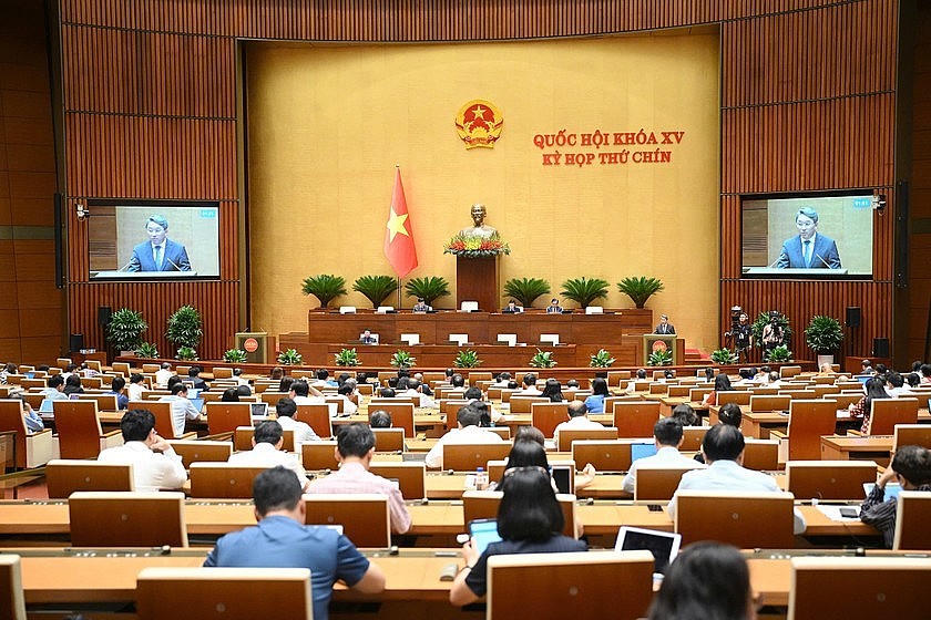 Quang cảnh phiên họp chiều 20/6. (Ảnh: Lâm Hiển)