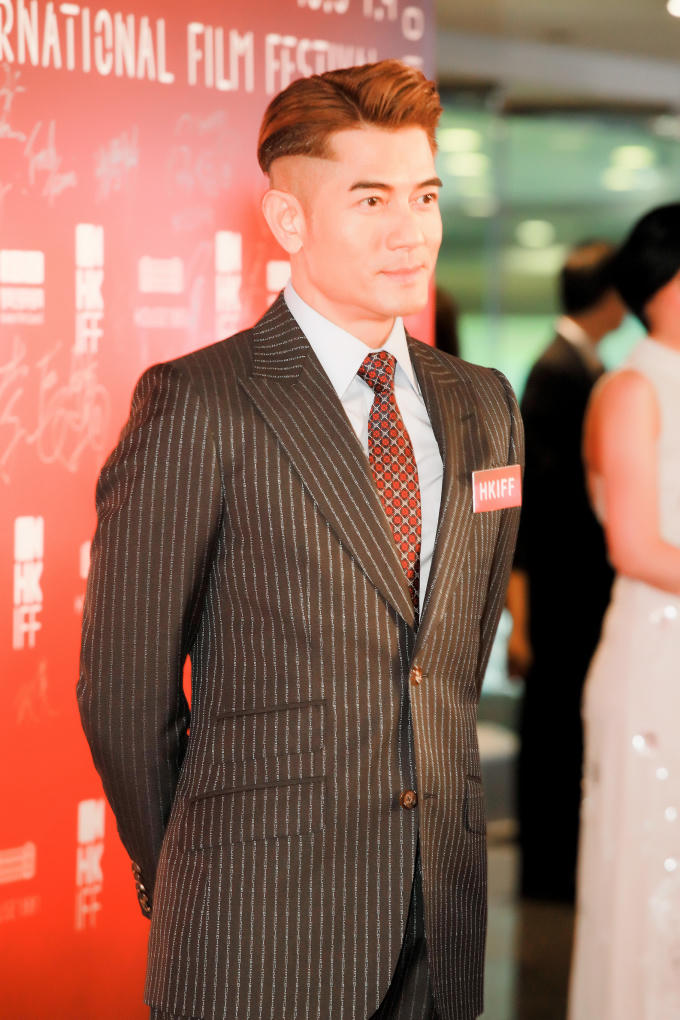 diễn viên Quách Phú Thành bảnh bao tại sự kiện. 