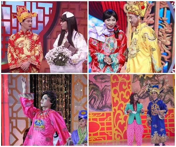 Cô Đẩu "nữ tính hoá" dần trong các năm tiếp theo với những bộ trang phục sặc sỡ và cách tạo hình giống "chị em".