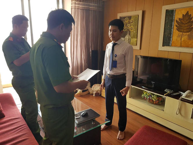 Nghi can Nguyễn Minh Quang ẢNH: CTV.