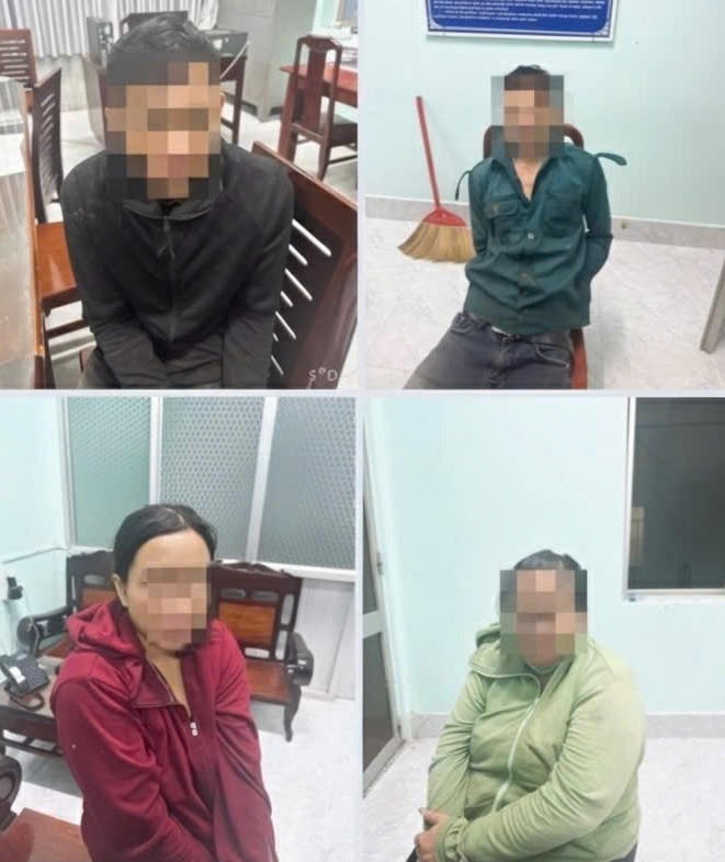 Nhóm 4 đối tượng trộm trái khóm và xuồng nhựa ở Đồng Tháp.