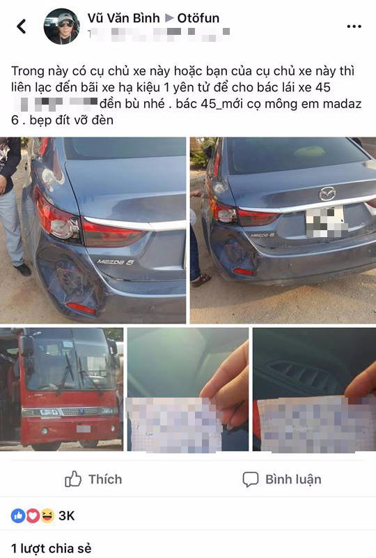 Bài viết tìm người hộ.