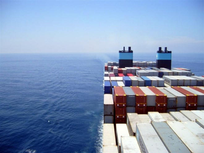 Một tàu sân bay của Mỹ.