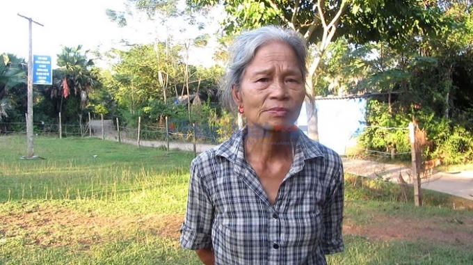 Bà Võ Thị Hạnh, người dân xóm 7, xã Phúc Đồng chia sẻ với Pháp luật Plus.