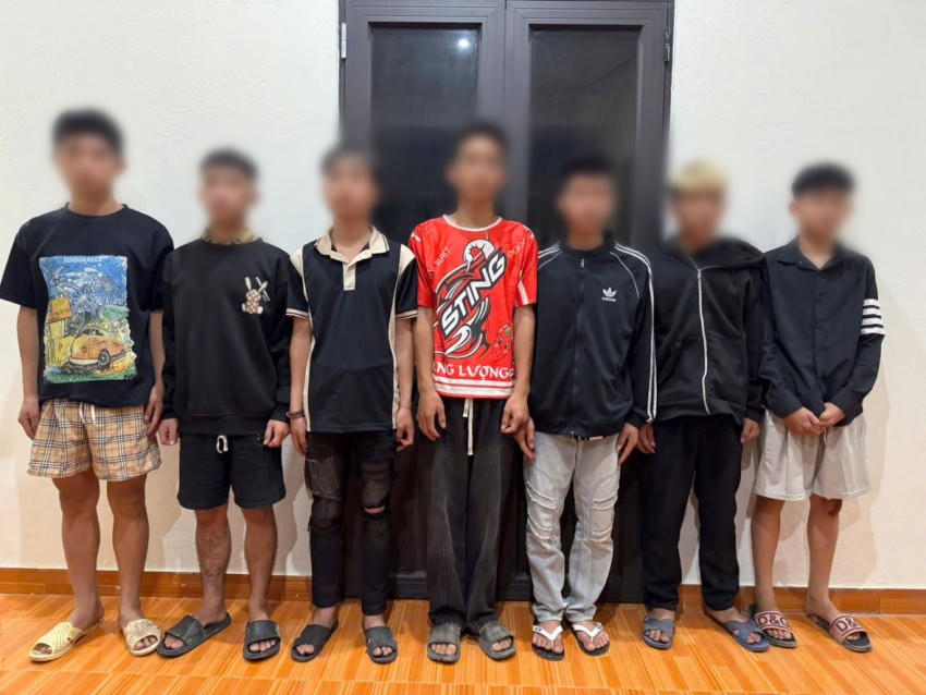 Cơ quan CSĐT triệu tập 7 đối tượng liên quan đến làm rõ vụ việc. (Ảnh: Công an Lai Châu).