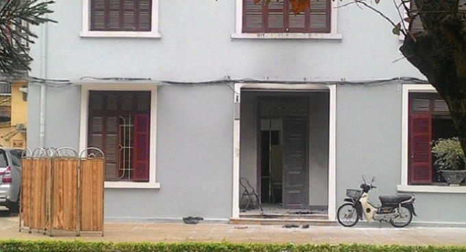 Phòng y tế nơi xảy ra sự việc.
