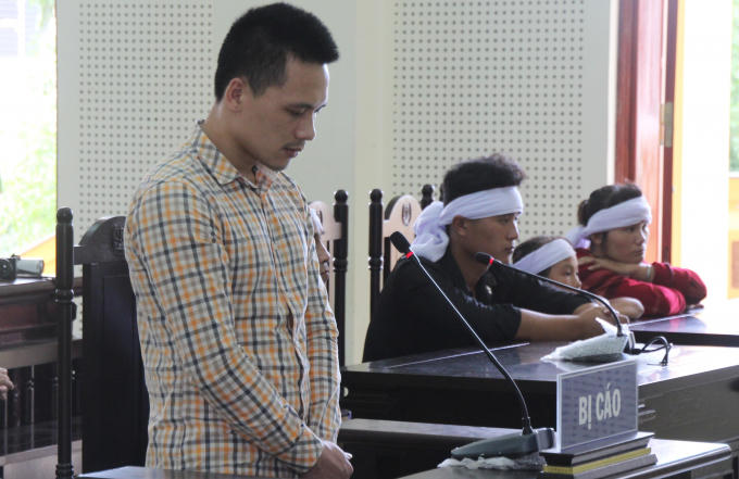 Trần Quang Hùng tại phiên xét xử ngày 20/9.