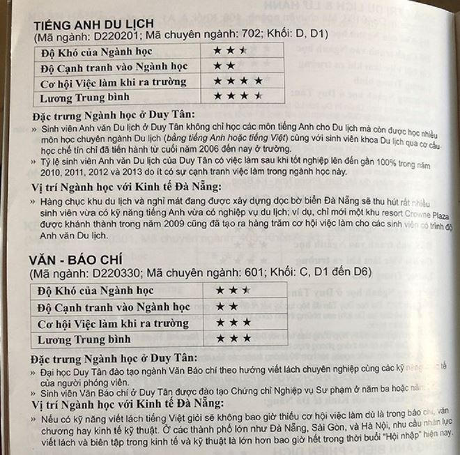 Trong cẩm nang tuyển sinh giới thiệu, đào tạo ngành Văn Báo theo hướng viết lách chuyên nghiệp cùng các kỹ năng thực tế của phóng viên.