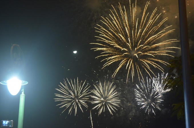 Những màn pháo hoa rực rỡ...