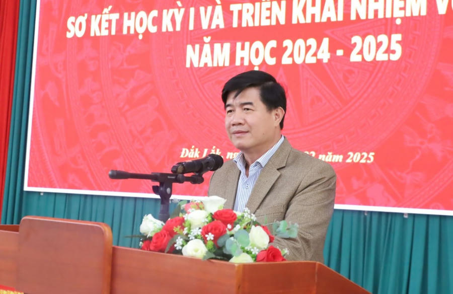 Ông Nguyễn Thiên Văn, Quyền Chủ tịch UBND tỉnh Đắk Lắk (Ảnh: UBND tỉnh Đắk Lắk).