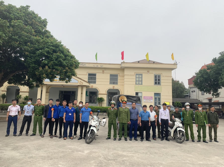 Ban chỉ đạo 197 xã Bắc Phú (Sóc Sơn) ra quân tổng kiểm tra, xử lý, giải quyết vi phạm về trật tự, an toàn giao thông, trật tự đô thị, trật tự công cộng trên địa bàn xã.