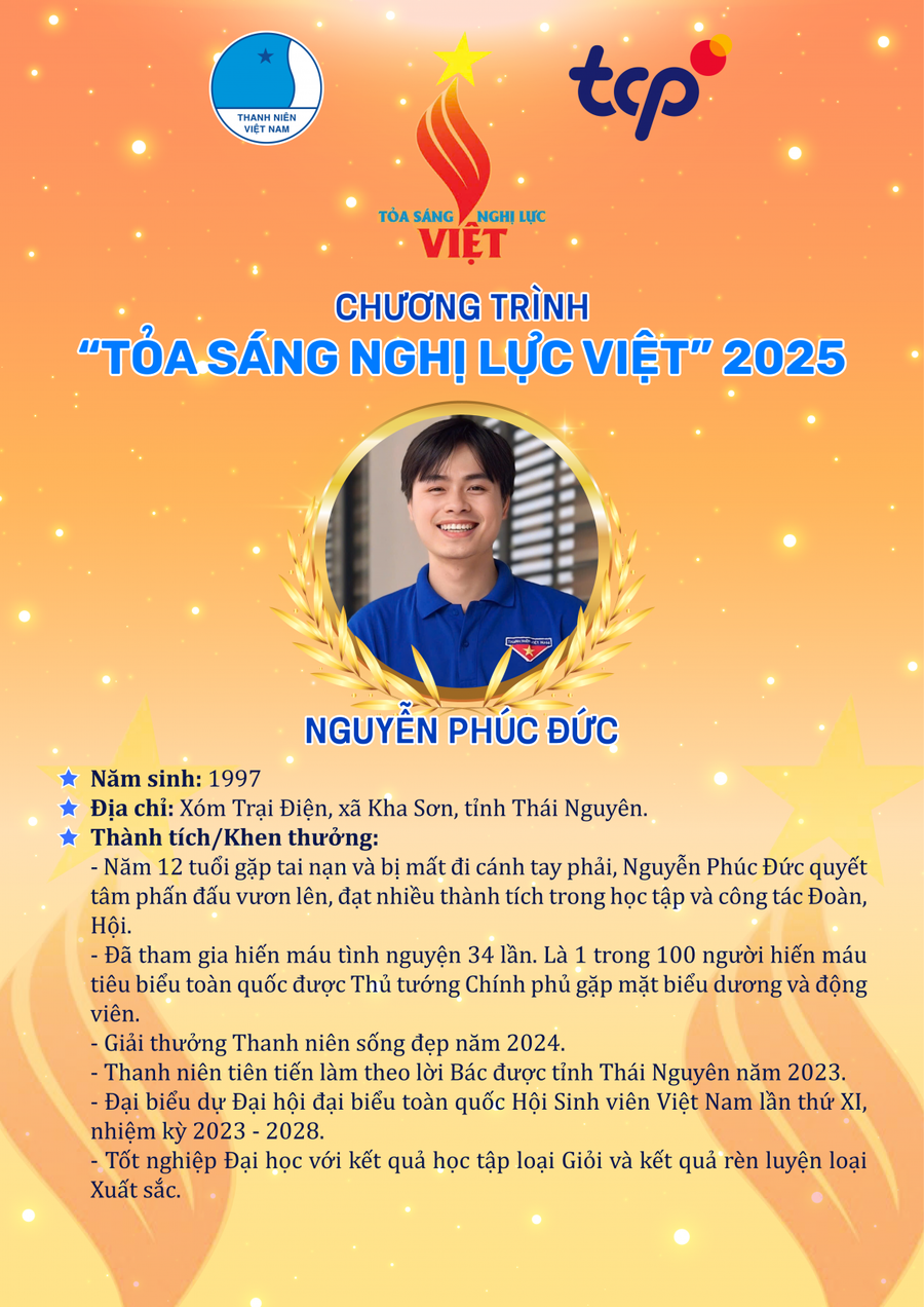 Chàng trai "siêu nhân" được tôn vinh "Toả sáng nghị lực Việt".