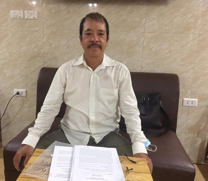 Ông Nguyễn Đình Bang bức xúc cho rằng CQCSĐT công an TP Hà Nội chưa thực sự khách quan.