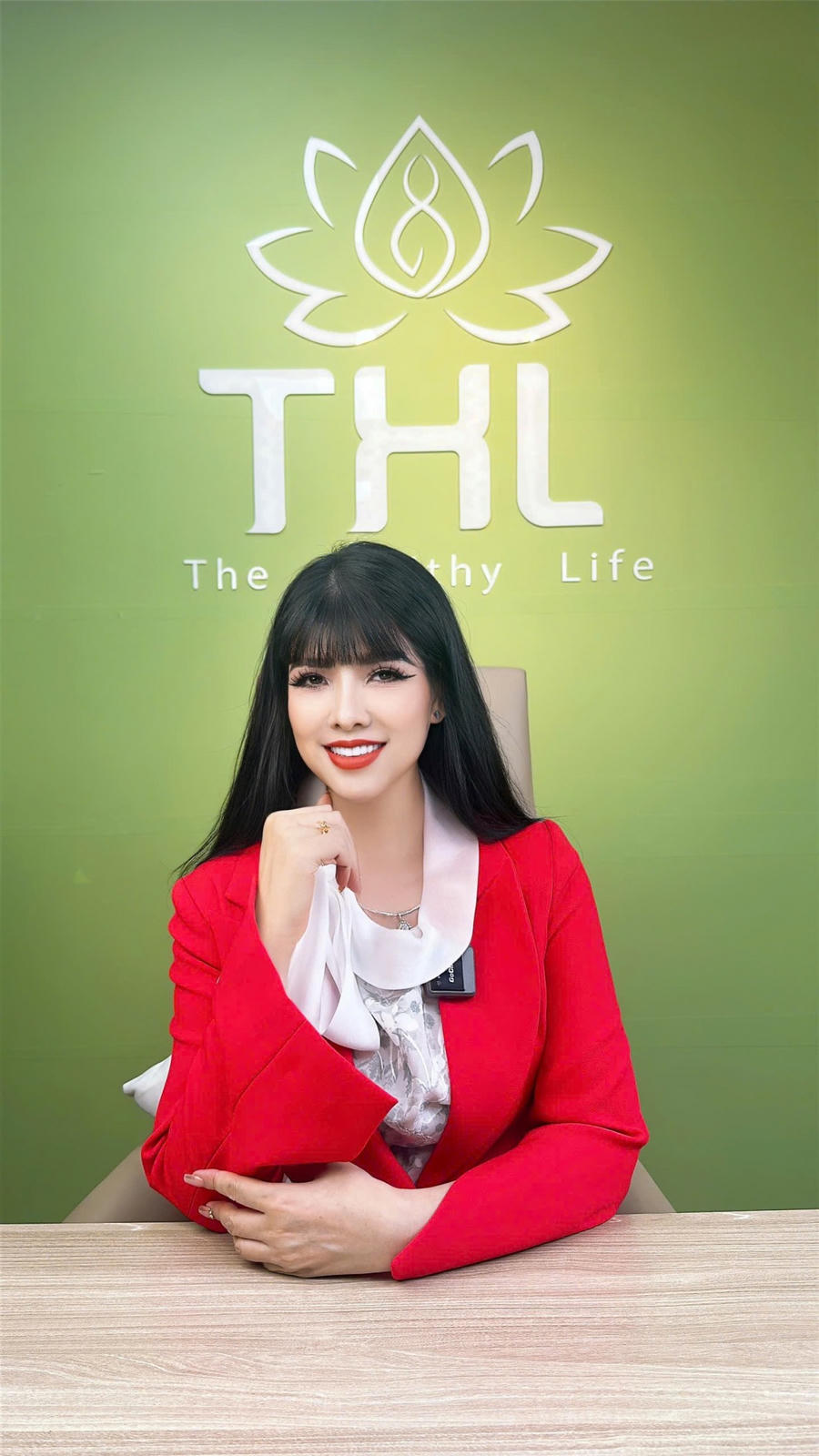 Doanh nhân Lã Thị Quỳnh Thoan - Chủ tịch Hội đồng quản trị, Tổng giám đốc Công ty CP Giải pháp Sức khỏe và sắc đẹp Thành Lộc.