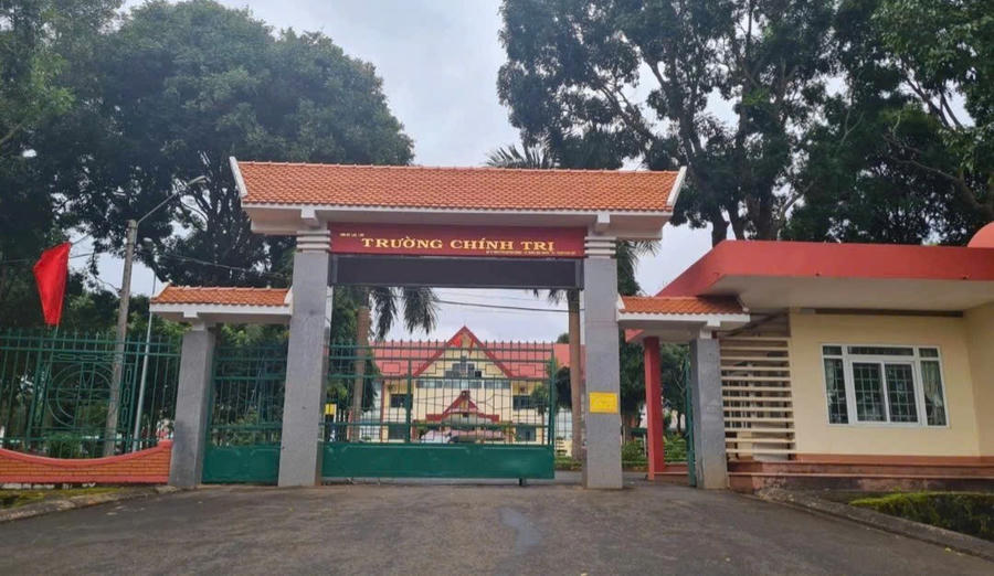 Trường Chính trị tỉnh Đắk Lắk nơi xảy ra vụ việc. Ảnh: Cao Nguyên