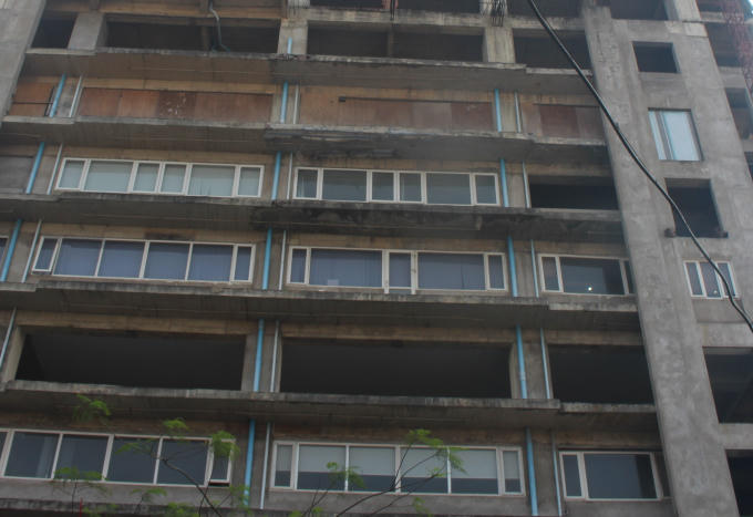 Các hạng mục công trình được hoàn thiện từ cách đây gần 10 năm bắt đầu có dấu hiệu xuống cấp