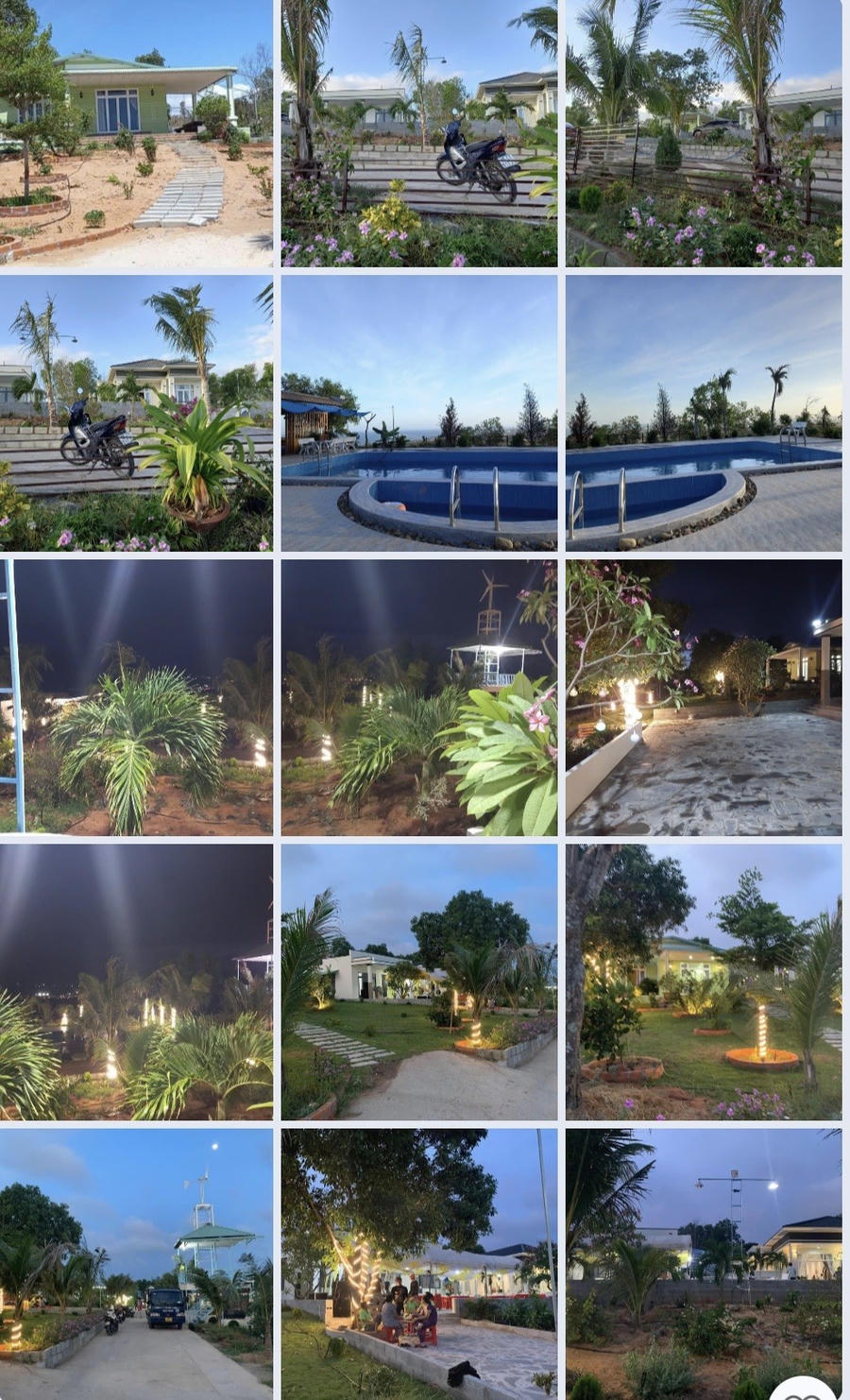 Công trình xây dựng trái pháp luật trên di tích Đồi Cát Bay có quy mô đồ sộ như một resort hạng sang được đầu tư nhiều hạng mục: biệt thự, sân vườn, tiểu cảnh, bể bơi, sân bóng... đến nay vẫn ngang nhiên tồn tại.
