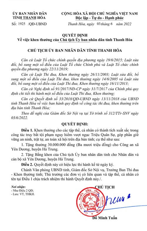 khen thuong bat TQS