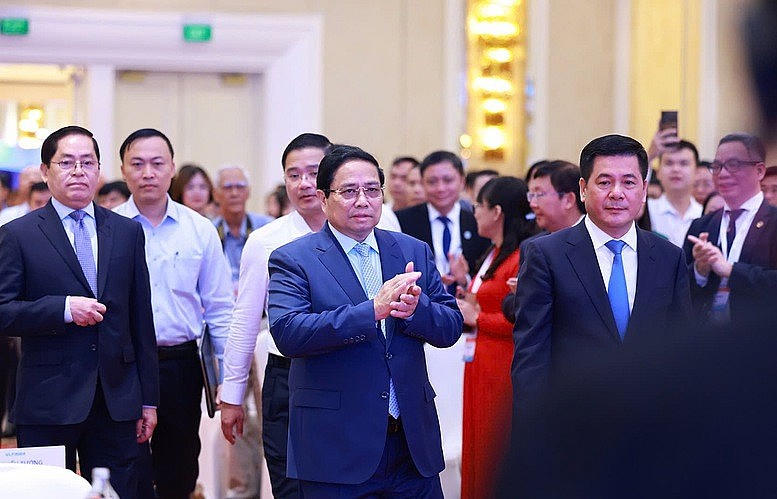 Thủ tướng Chính phủ Phạm Minh Chính dự phiên toàn thể Diễn đàn Logistics Việt Nam năm 2024.