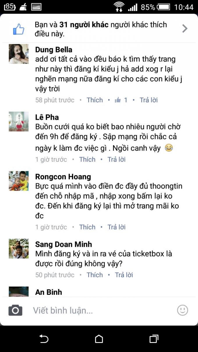 H&agrave;ng trăm người bức x&uacute;c v&igrave; hệ thống đăng k&iacute; ti&ecirc;m vacxine lỗi li&ecirc;n tục