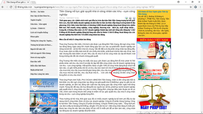 Hình chụp lại từ trang web.