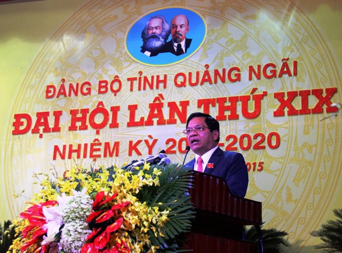 Ông Lê Viết Chữ, Bí thư Tỉnh ủy, Chủ tịch HĐND tỉnh Quảng Ngãi