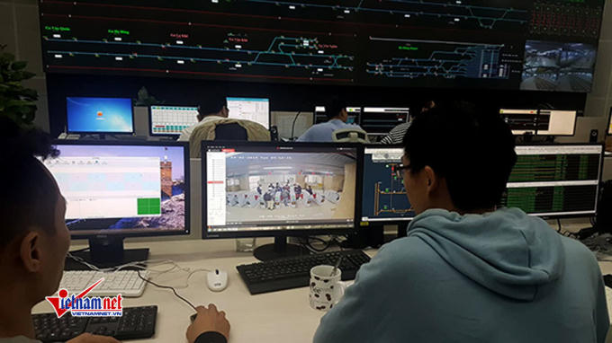 Toàn bộ hệ thống nhà ga đều được Trung tâm điều hành cập nhật, quan sát qua hệ thống camera giám sát