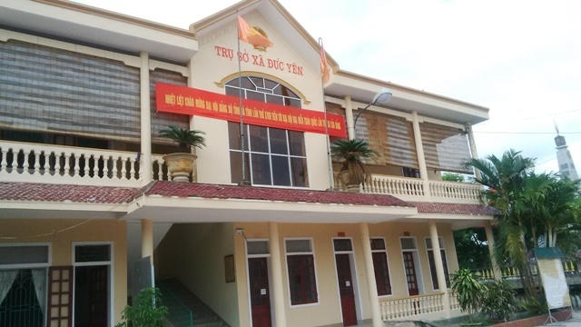 Trụ sở UBND xã Đức Yên.