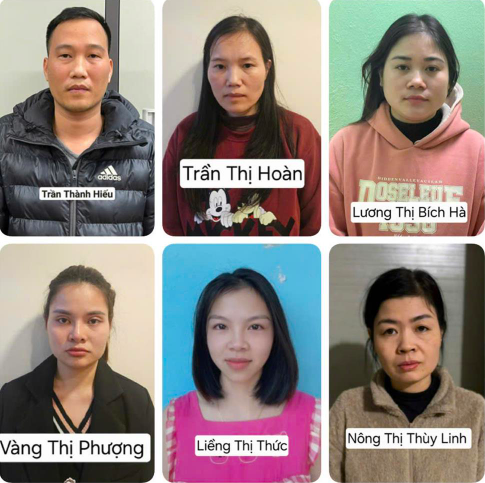 Các đối tượng trong vụ án "buôn lậu" xảy ra tại tỉnh Lào Cai và các đơn vị, địa phương liên quan. Ảnh: BCA