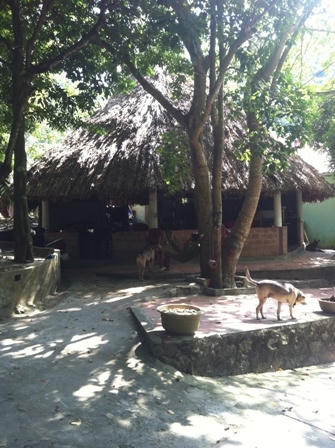 Hiện trường nơi xảy ra vụ việc (Ảnh: Hoàng Thắng)