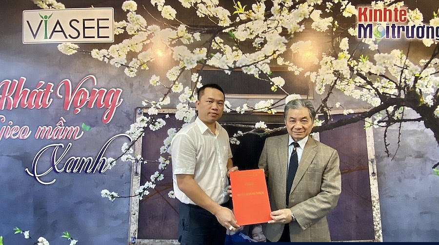 Nhà báo Phan Chí Hiếu được bổ nhiệm Phó Chủ tịch Trung ương Hội Kinh tế Môi trường Việt Nam