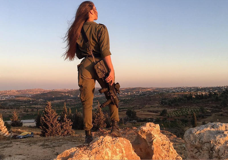 anh: nhung co nang sieu nong bong trong luc luong vu trang israel hinh 4