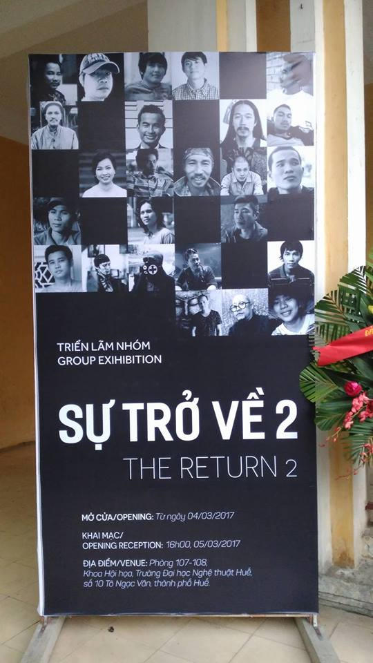 “Sự trở về 2” do nhóm cựu sinh viên Khoa Hội họa tổ chức.