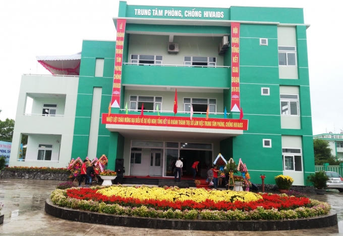 Trụ sở Trung tâm Phòng chống HIV/AIDS Quảng Nam vừa được khánh thành.