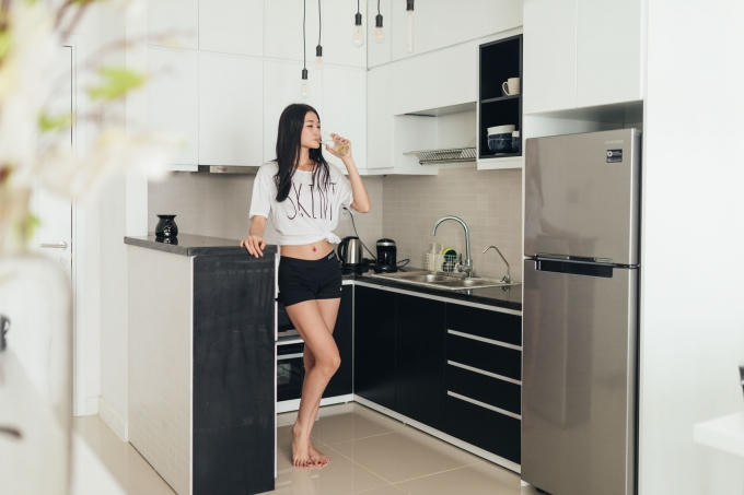 Một ngày của chân dài bắt đầu từ 6h45 sáng. (Photo: Nghĩa Ngô)