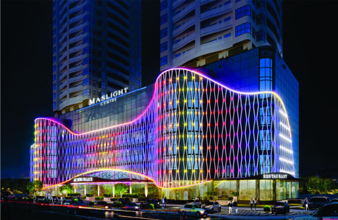 Phối cảnh của Trung tâm thương mại Maslight Centre.