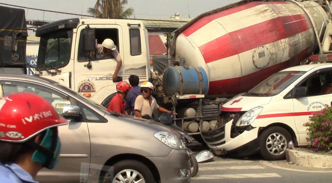 Hiện trường vụ tai nạn