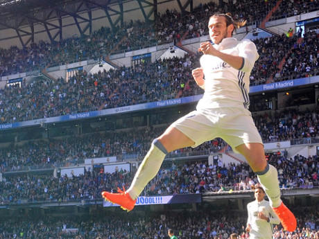 Gareth Bale đã phải chờ đợi rất lâu để ăn mừng bàn thắng