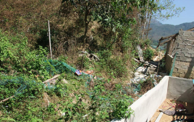 Khư vực nơi phát hiện thi thể nạn nhân Duyên.